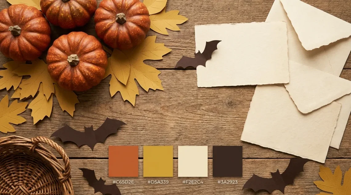 halloween color palette